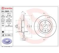 Discos de freno VOLVO XC40 T2 08.D893.11