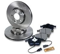 Discos de frenos ventilados Ã˜288mm + Pastillas de freno eje delantero A4 8D2, B5 + AVANT 8D5, B5; A4 8E2, B6 + AVANT 8E5, B6; A4 8EC, B7 + AVANT 8ED, B7 + CABRIOLET 8H7, B6, 8HE, B7; A6 4B, C5 + AVANT; SEAT EXEO 3R2 + ST 3R5; SUPERB 3U4