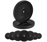 Discos de hierro fundido de goma G5 HT Sport Ø agujero 25 mm para gimnasio y casa gimnasio de 0,5 a 20 kg para mancuernas y barras