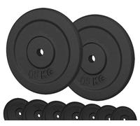 Discos de hierro fundido G5 HT SPORT Ø Agujero 25 mm para gimnasio y gimnasio en casa de 0,5 a 20 kg para mancuernas y pesas (2 x 05 kg)…
