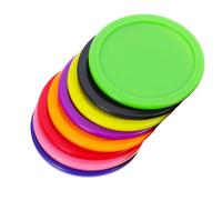 Discos de Hockey de Aire Plástico de 64mm para Mesa, 8 Piezas | Juego para Mesa de Hockey, Repuestos para Portería Estándar 64mm, Uso en Casa y Zona de Juegos