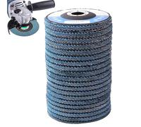 Discos de láminas para amoladora angular,Discos de lija de 115 mm 4.5 10 piezas | Muelas abrasivas de lijado surtidas, abrasivos de circonio, discos abrasivos