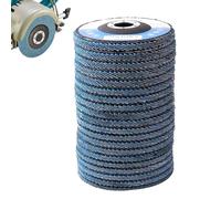 Discos de láminas para amoladora angular,Discos de lijado 10 piezas Grano 40/60/80/120 - Muelas abrasivas de lijado surtidas, abrasivos de circonio, discos abrasivos