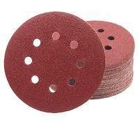 Discos de Lija Profesionales │ 180 piezas │ 8 agujeros │ Ø 125 mm │ Mixpack (30 x grano 40/60/80/120/180/240 cada uno) │ para amoladoras excéntricas │ Papeles de Lija Abrasivos │ Lijado de Papel