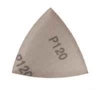 Discos de lija triangulares de 80 mm, juego de 30 piezas de óxido de aluminio 40240, almohadillas de gancho y bucle para papel de lija oscilante multiherramienta compatible con madera, metal y