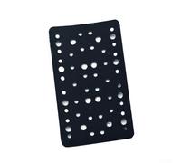 Discos de lijado Almohadilla de respaldo de esponja de nailon para madera para lijado deslizante Almohadilla de lijado para lijadora multiusos para profesionales DIY (54 agujeros)