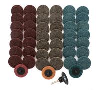 Discos de lijado de 2 pulgadas, ruedas de molienda de nailon, discos de pulido en espiral, pulidor de acero inoxidable, juego de discos de arena de torsión, accesorios de amoladora, abrasivos