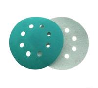 Discos de lijado de 8 agujeros de 5 pulgadas hechos de grano de circonita premium, adecuados para lijado húmedo y seco de varios materiales, 5 piezas (120#)