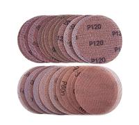 Discos de lijado de malla de 5 pulgadas y 125 mm con gancho y bucle, abrasivos, antipolvo, antibloqueo, afilados, for madera de coche, 30 unidades(80grit)