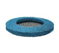 Discos de lijado, Discos de láminas circonio for pulir y 115 mm, grano 40-120, azul(Grit 60,2pc)