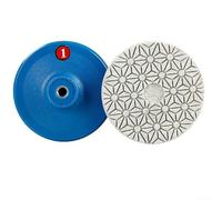 Discos de lijado en seco de alto rendimiento de 4 pulgadas diseñados para lograr un acabado brillante en todos los tipos de piedra (n.º 1)