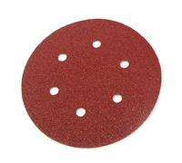 Discos de lijado HBM de 150 mm con velcro y agujeros 100