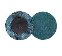 Discos de lijado rectangulares de nailon de 2 pulgadas para eliminación de óxido, acabado de pulido y desbarbado con ajuste de bloqueo seguro (azul 2 pulgadas)