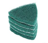 Discos de lijado triangulares de nailon de grano 240 para amoladora neumática, kit de pulido de 5 piezas para limpieza de metales y eliminación de óxido