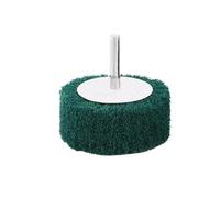 Discos de molienda de arena, 1/2 piezas de cabezal pulido cilíndrico fibra aleta, rueda lijado, cepillo abrasivo(40x25x6mm)