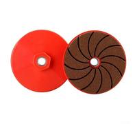 Discos de molienda integrados de grano 50/100/200 para amoladora angular, almohadillas abrasivas de resina de carburo de silicio para metal, azulejos, piedra, cemento, pulido de mármol y molienda en