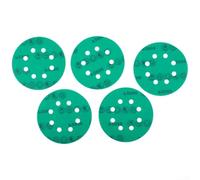 Discos de papel de lija de 5 pulgadas con grano de circonita de grado industrial de 8 agujeros para un rendimiento duradero en varios materiales (2000#)