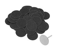 Discos de Lijado Papel de Lija, Amoladora de Pies de Fácil Reemplazo Papel de Lija Removedor de Callos Discos de Lijado Herramienta de Pedicura Papel de Lija para Amoladora de Pies Eléctrica(φ25mm)