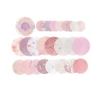 Discos de papel elegantes para diario de papel con sutil encanto retro, discos de color para proyectos de arte, adornos de tarjetas hechos a mano