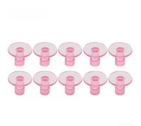 Discos de reparación de abolladuras de coche, color rosa, transparente, material de PC, kit de eliminación de daños por granizo, con varios tamaños para herramientas de restauración de panel de