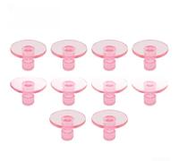 Discos de reparación de abolladuras de coche, color rosa, transparente, material de PC, kit de eliminación de daños por granizo, con varios tamaños para herramientas de restauración de panel de