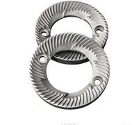 Discos de repuesto para molinillo de café de acero inoxidable de 60 mm construidos para resistencia al desgaste durante ciclos frecuentes de molienda de espresso