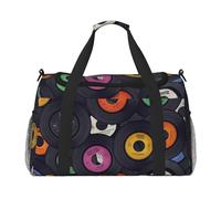 Discos de Vinilo Álbum de música,Bolsas Deportivas, Bolsos de Viaje Deportivos Cruzados de Mano, Bolsas de Viaje de Gran Capacidad para Mujeres y Hombres.