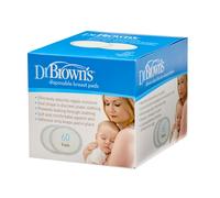 Dr Browns Discos absorbentes desechables para lactancia 60 unidades, negro, normal