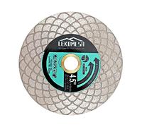Discos Diamante 115MM para Porcelanico - Doble Cara Disco de Corte y Rectificado Diamante Ultrafino LEKOMESH para Cortar Esmerilar Cerámica Azulejos Mármol Granito Piedra Artificial,Ventilador