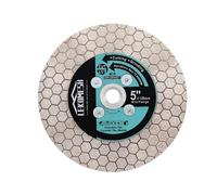 Discos Diamante 125MM para Porcelanico - Doble Cara Disco de Corte y Rectificado Diamante Ultrafino LEKOMESH para Cortar Esmerilar Cerámica Azulejos Mármol Granito Piedra Artificial,Rosca M14