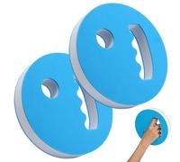 Discos Ejercicio Acuático 2PCS - Mancuernas Resistencia Piscina Espuma EVA 18x3cm | Equipo De Entrenamiento Acuático Para Entrenamiento De Natación, Fuerza Física | Pesas De Agua De Mano Para Adultos,