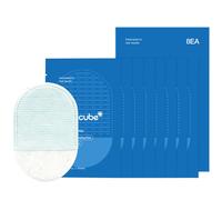 Discos exfoliantes Zero Pore (8 unidades) | Guante suavizante para rostro y cuerpo | Extracto de arroz, AHA natural y pantenol | Discos de algod