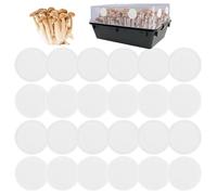 Discos Filtro Monotub - Discos Adhesivos Resistentes para Filtros Monotub,Pegatinas de Filtración Eficiente para Cultivo de Setas y Suministros para Principiantes y Entusiastas