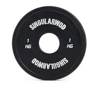 Discos Fraccionales Individuales SINGULARWOD Color negro. Incrementa tus pesos poco a poco. Discos de pesas fraccionales de SINGULARWOD para Gimnasio en Casa. Discos Individuales 50mm