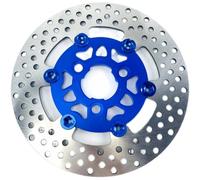 Discos Freno Moto Disco De Freno Flotante Para Motocicleta, Universal CNC, 3 Agujeros, 220mm X 57mm, Para Cygnus-Z Rsz Para Jog Para Force Para Niu Scooter(220mm Blue)