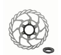 Discos Freno Rotor De Freno Disco Bloqueo Central Bicicleta Para RS6, MTB, Carretera, 140mm, 160mm, 180mm, Refrigeración Hueco Y Anillo(Only One 160mm)