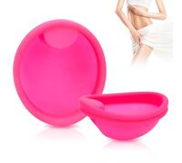 Discos menstruales de disco menstrual, disco menstrual, 2 tamaños S + L y bolsillos de almacenamiento, discos reutilizables de silicona médica para mujeres activas, deportes, natación