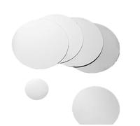 Discos metálicos, 5pcs 10mm Ultra-Thin Stainless Steel Discs - 304 Round Flat Gaskets with Thickness Options(0.2mm)