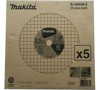 Discos de Pulir para Trituradora de 355 x 2,5 mm, Orificio de 25,4 mm, 5 Unidades MAKITA B-49448-5