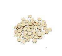 Discos redondos de madera sin terminar 15/100 unidades de círculos madera sin terminar 10-50 mm for manualidades, tarjetas, álbumes recortes y decoración(15mm 100pcs)