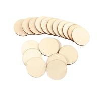 Discos redondos de madera sin terminar 3-100 Rodajas de Madera Redondas Sin Acabado 1 cm a 10 for Manualidades DIY, Joyería, Pintura, Adornos Boda y Decoración(30mm 30pcs)