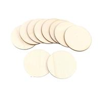 Discos redondos de madera sin terminar 3-100 Rodajas de Madera Redondas Sin Acabado 1 cm a 10 for Manualidades DIY, Joyería, Pintura, Adornos Boda y Decoración(60mm 10pcs)