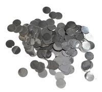 Discos redondos de metal platino de 3 piezas: hojas de PT 99,95% puro for experimentos de laboratorio y colección de elementos, 6 mm de diámetro, 0,09 mm de espesor