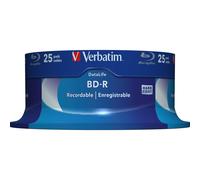Discos VERBATIM BD-R - 25 GB 6x - eje