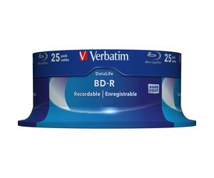 Discos VERBATIM BD-R - 25 GB 6x - eje