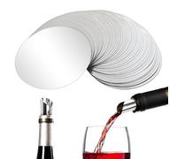 Discos Vertedores Vino Antigoteo, 40 Piezas, Aluminio, Reutilizable
