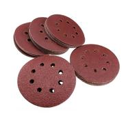 Discos y Almohadillas de Lija de Gancho y Bucle, Paquete de 10 discos lijado con gancho y bucle 5 pulgadas 8 orificios varios granos(Grit 2000)