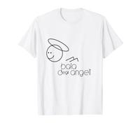 Discoteca Italo Disco Baia Degli Angeli Camiseta gráfica económica, Hombre, Blanco, XL