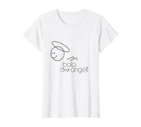 Discoteca Italo Disco Baia Degli Angeli Camiseta gráfica económica, Mujer, Blanco, XL