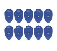 Discount TENS - Electrodos TENS de repuesto compatibles con HiDow, almohadillas de electrodo grandes de alta calidad para unidades Hi-Dow TENS, 5 pares de electrodos de unidad TENS Snap (10